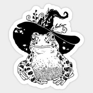 Witchy Frog Sticker